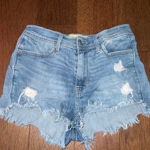 Denim shorts